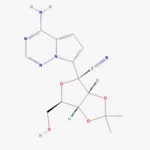 D-Altrononitrile, {{4}}-C-(4-aminopyrrolo [{{{4}}, 1-f] [1, {{4}}, 4] 트리 아진 -7- 일)-{{{4}}, 5-anhydro-3, 4-O-({{ 6}}-메틸에 틸리 덴) CAS 1 1 9 1 {{4}} 37-80-5